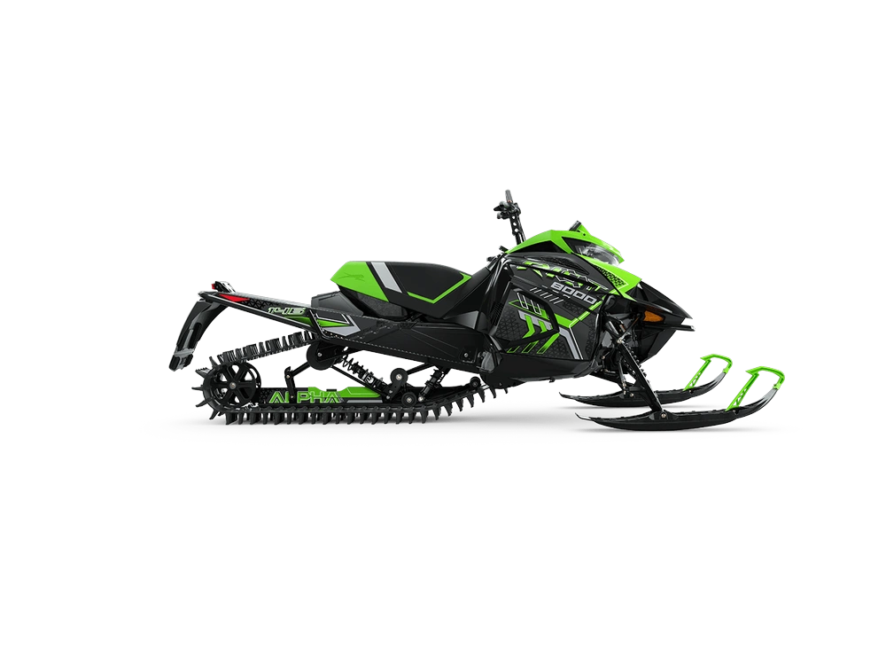 2024 Arctic Cat Riot X 8000 Riot X 8000 Black/medium Green alt