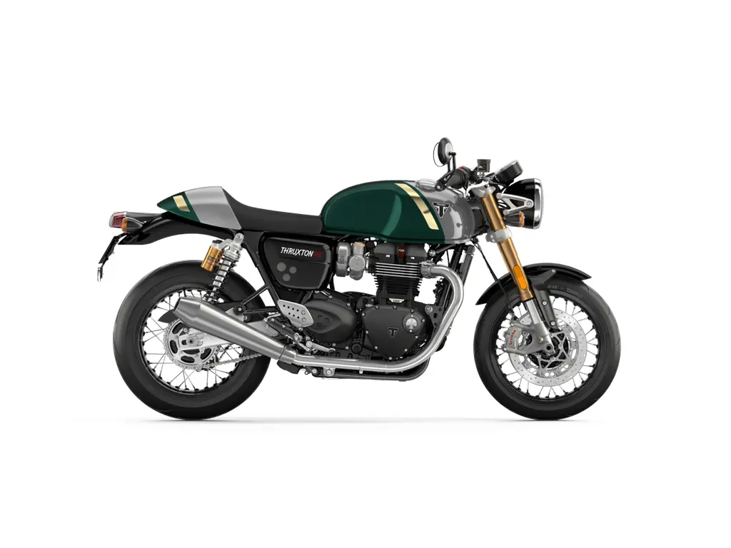 Triumph Thruxton RS Competition Green / Silver Ice 2023