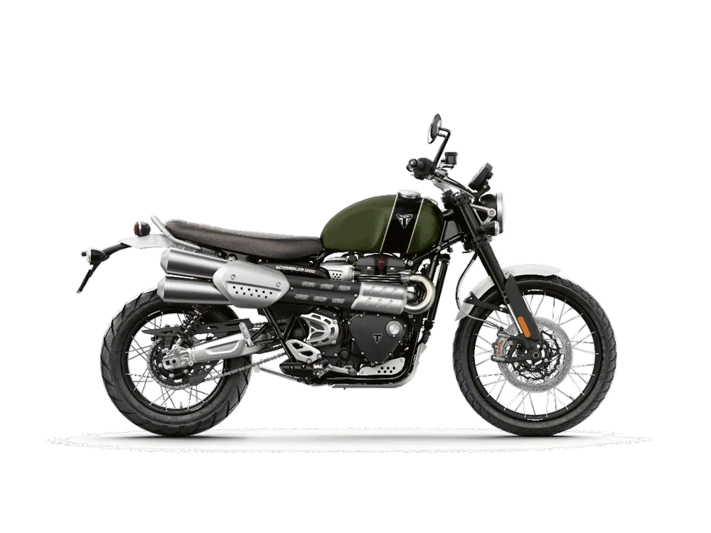 2023 Triumph Scrambler 1200 Scrambler 1200 XC Matte Khaki Green Matte Jet Black alt