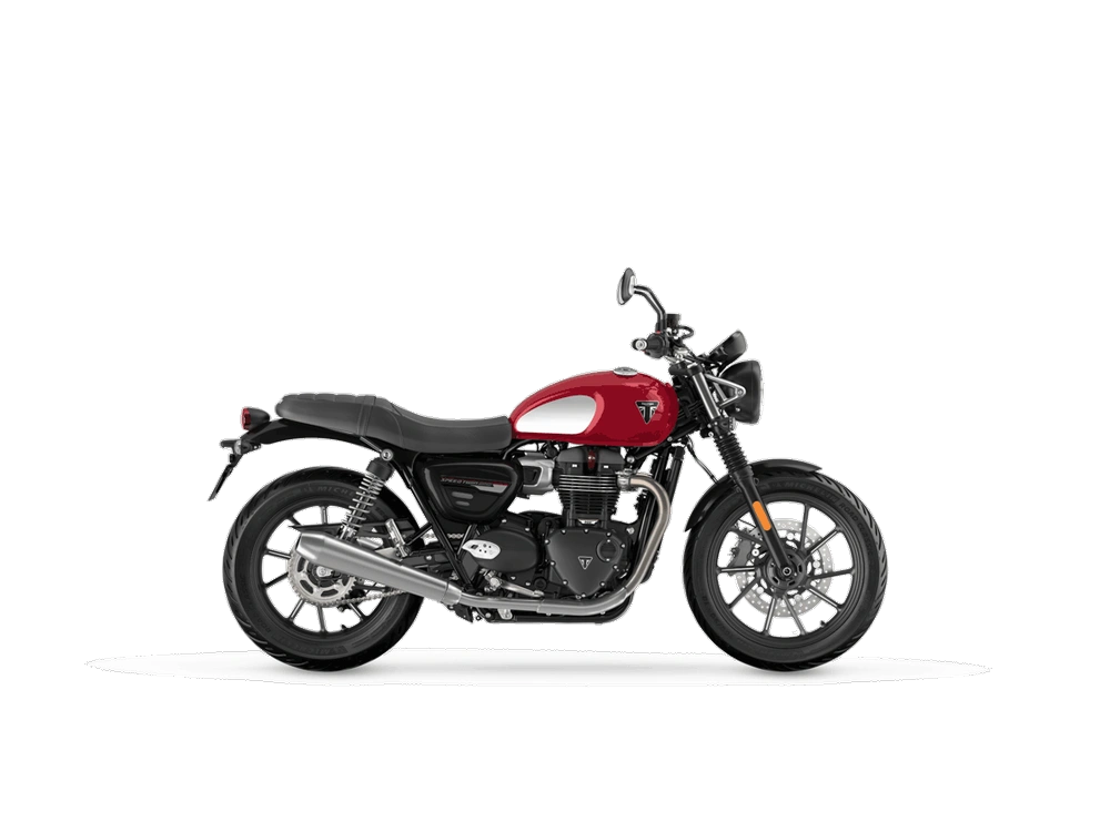 2023 Triumph Speed Twin 900 Speed Twin 900 Chrome Edition Red Hopper alt