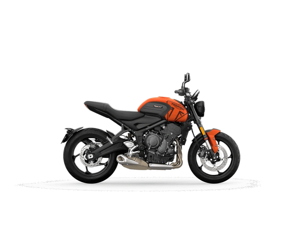 2023 Triumph Trident 660 Trident 660 Matte Baja Orange / Matte Storm Grey alt