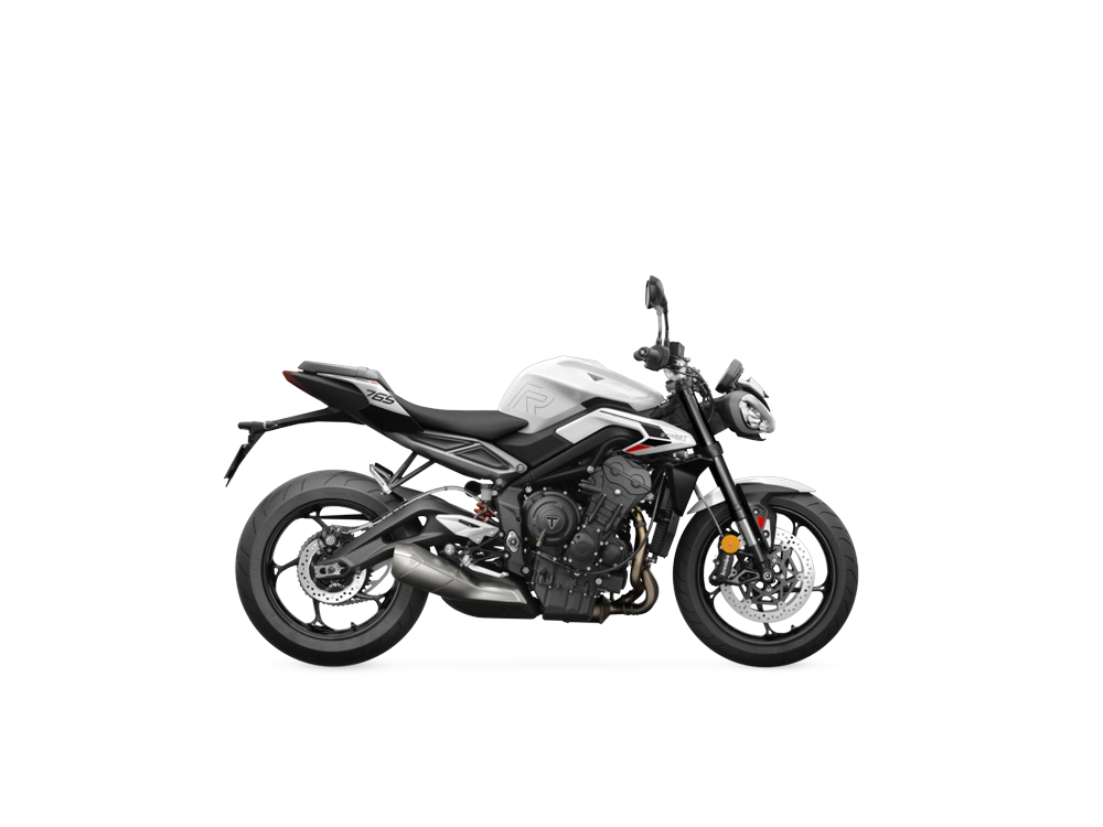 2023 Triumph Street Triple 765 R Street Triple 765 R Crystal White alt