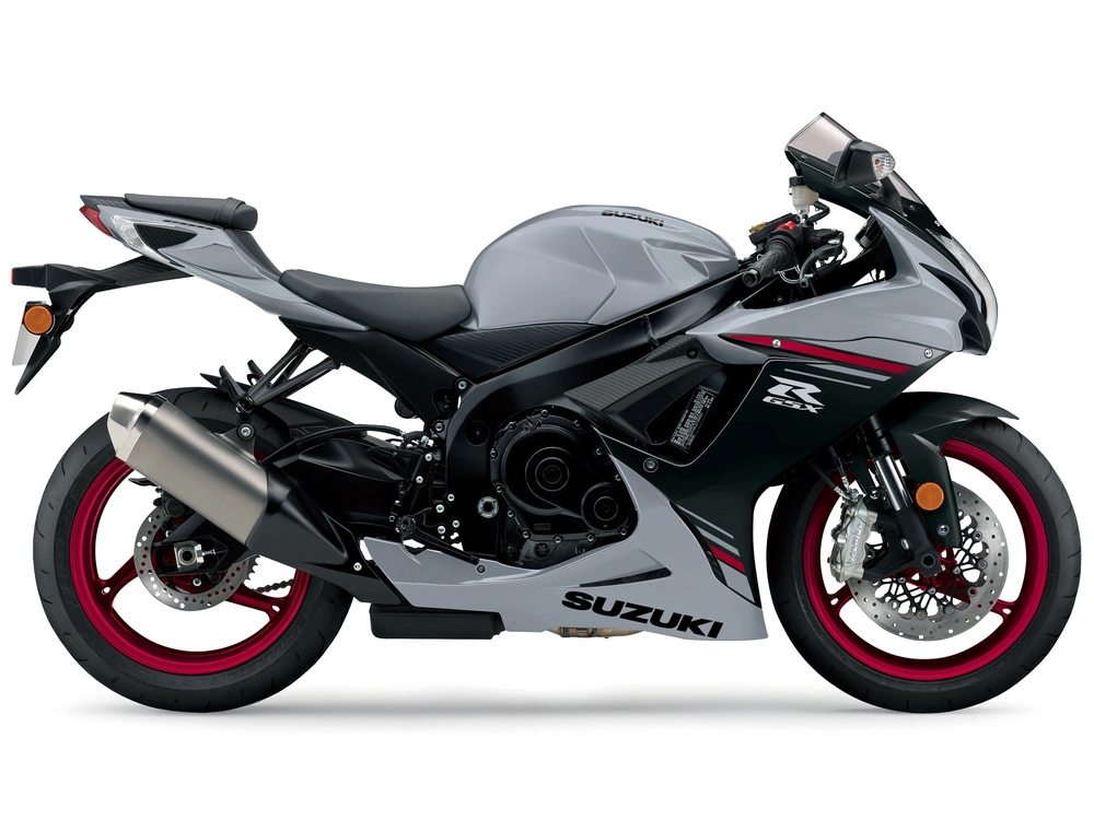 2023 Suzuki GSX-R600 GSX-R600 Glass Sparkle Black - Glass Mat Mechanical Gray alt