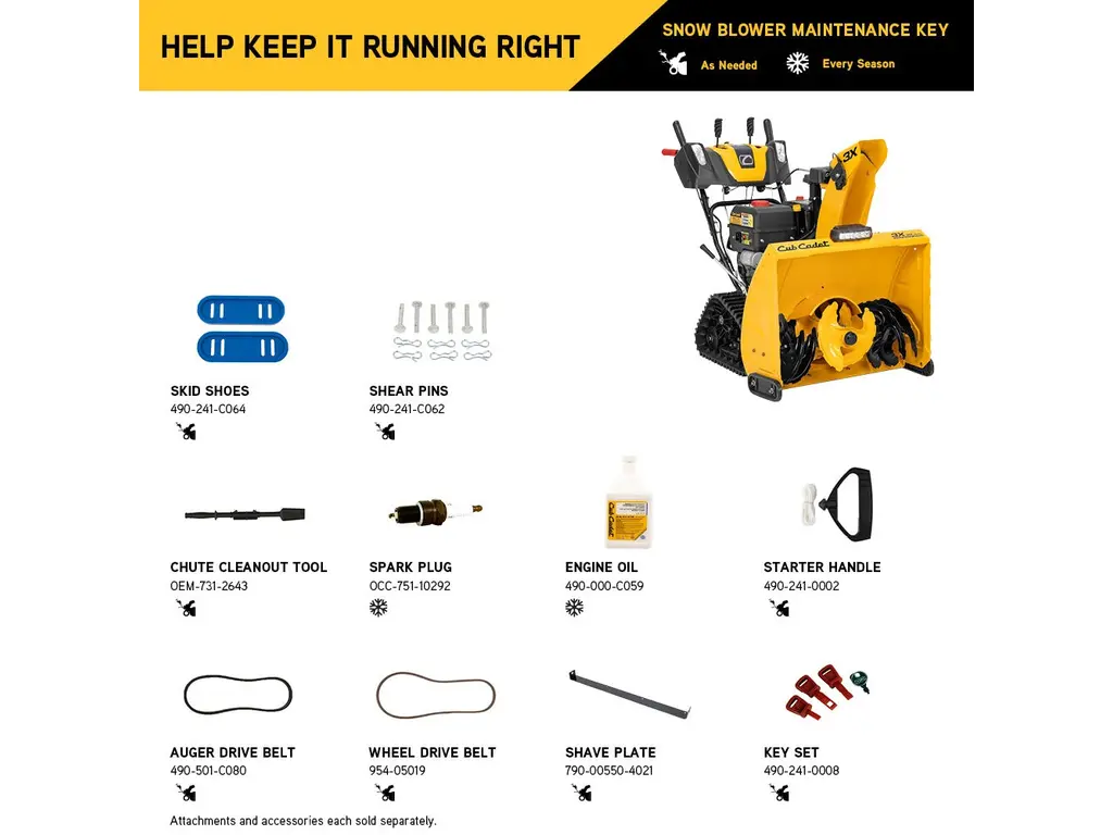 Cub Cadet Souffleuse À Neige 3X 30" TRAC