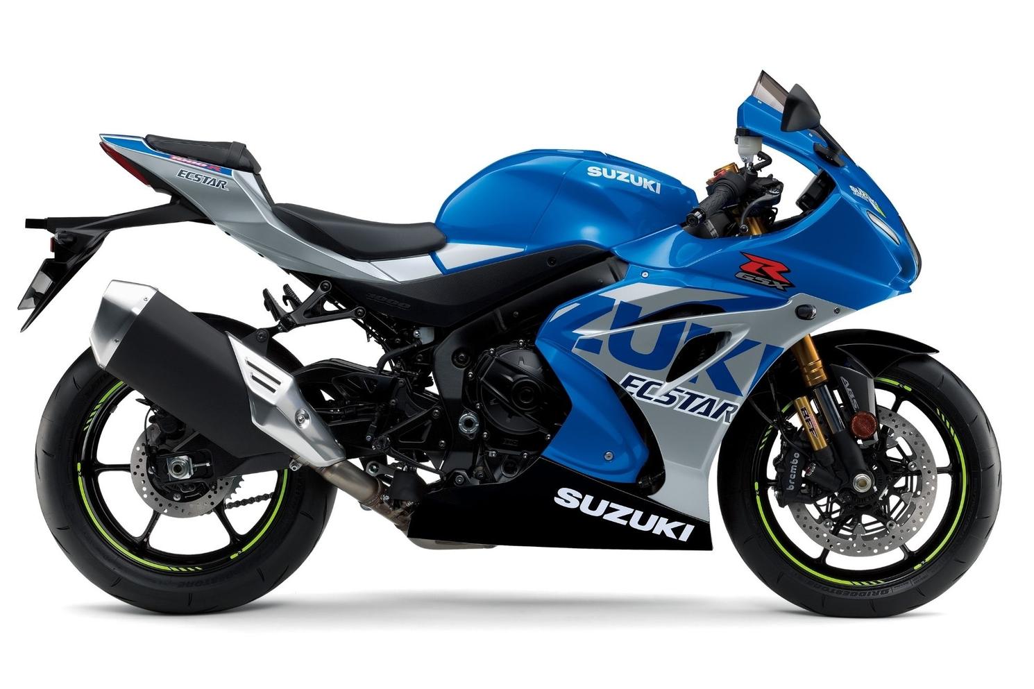 2023 Suzuki GSX-R1000R Metallic Triton Blue/ Metallic Mystic Silver (GUL)