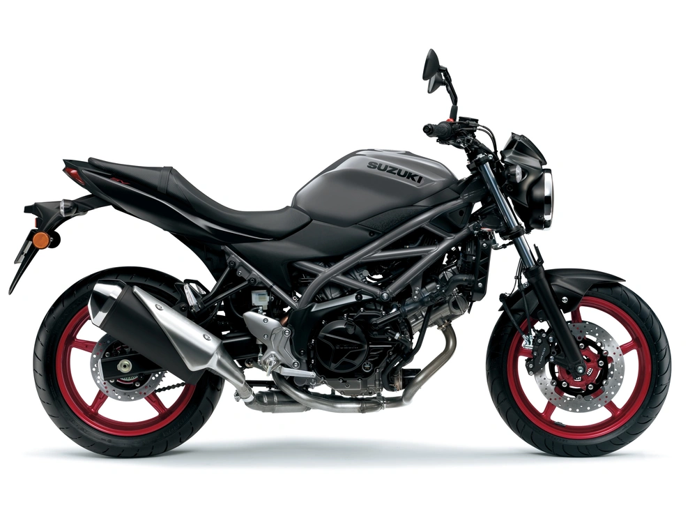 2023 Suzuki SV650A SV650A Glass Sparkle Black/ Solid Iron Gray (BTH) alt