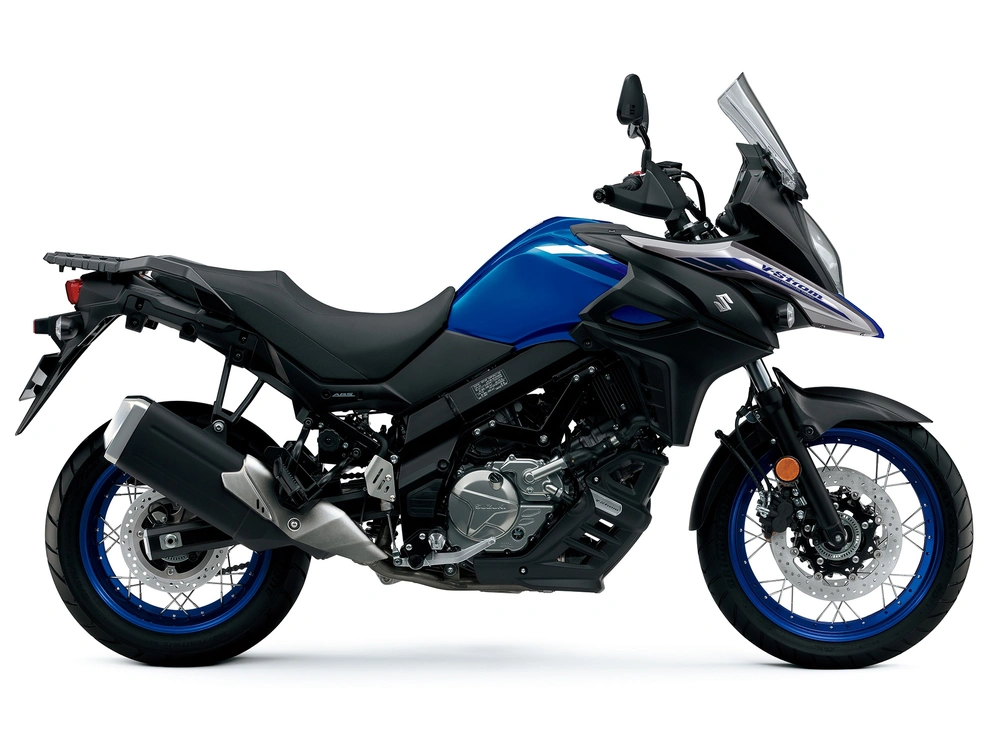 2023 Suzuki V-STROM 650 V-Strom 650XT Pearl Vigor Blue – Metallic Matte Sword Silver (CFR) alt