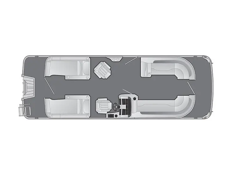 Bennington Marine L25 Stern Lounge