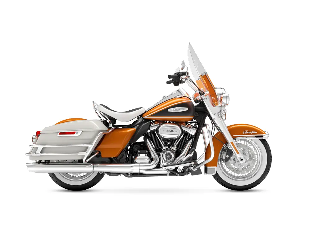 Harley-Davidson Electra Glide™ Highway King Hi-Fi Orange / Birch White 2023