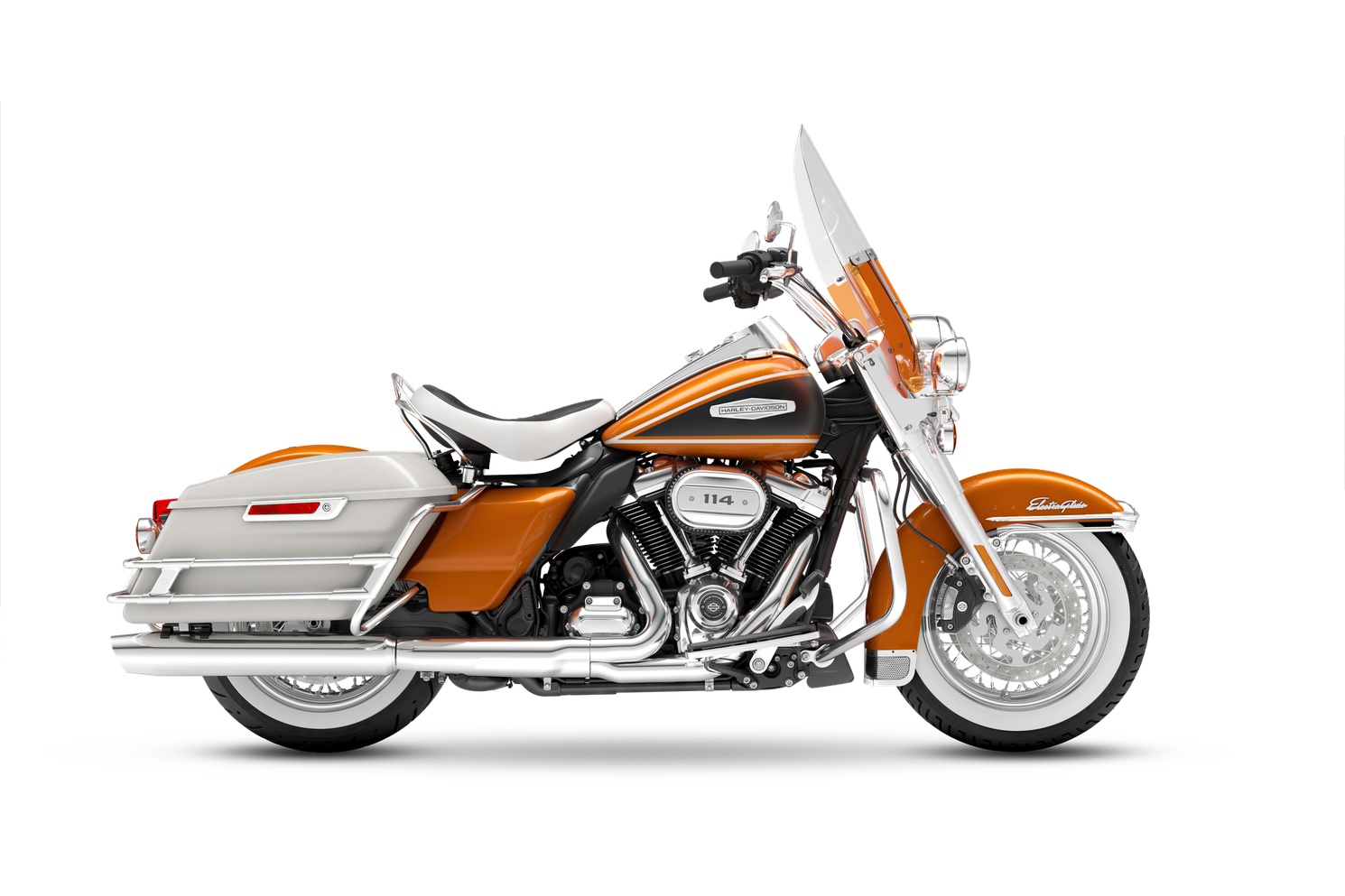 2023 Harley-Davidson Electra Glide™ Highway King Hi-Fi Orange / Birch White