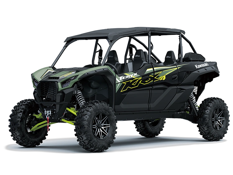 2024 Kawasaki TERYX KRX4 1000 TERYX KRX4 1000 SE Pearl Matte Sage Green / Metallic Carbon Gray alt