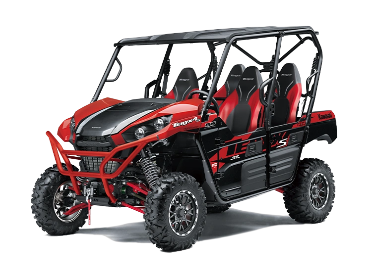 2024 Kawasaki TERYX4 TERYX4 S SE Candy Persimmon Red / Super Black alt