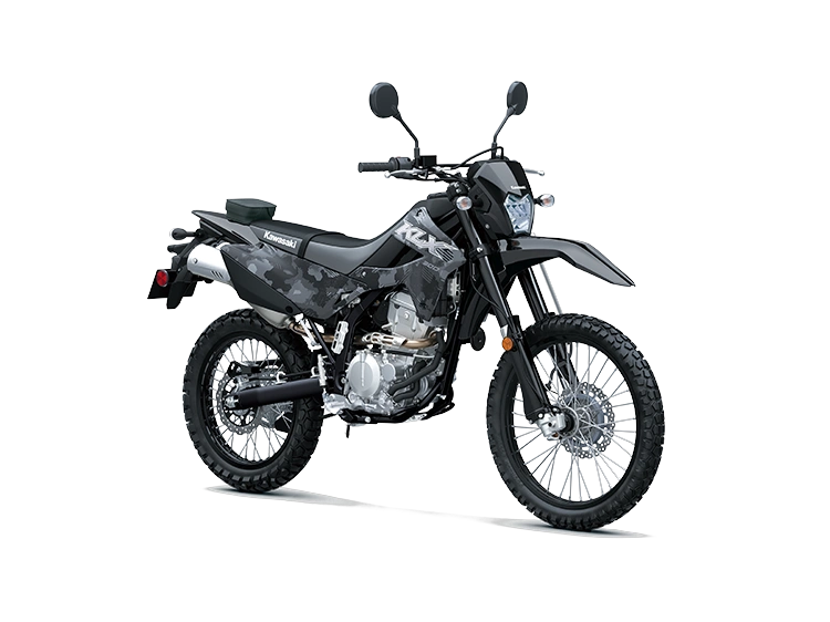 Kawasaki KLX300 KLX300 Gris Camouflage Codé 2024 alt