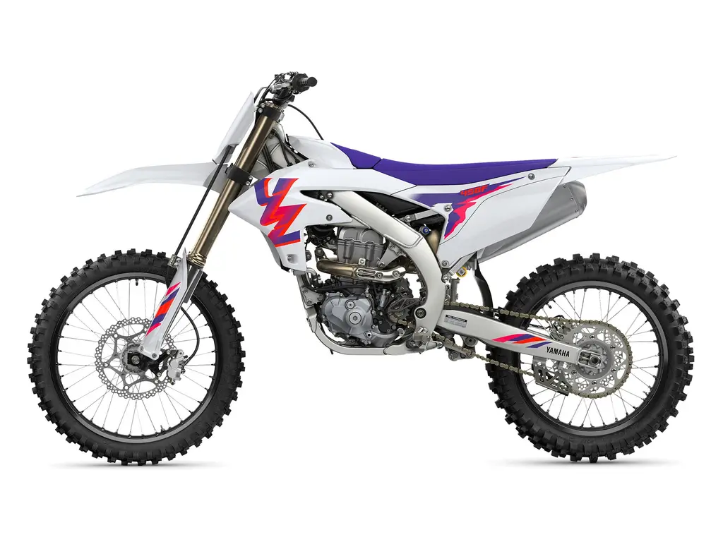 2024 Yamaha YZ450F Anniversary White