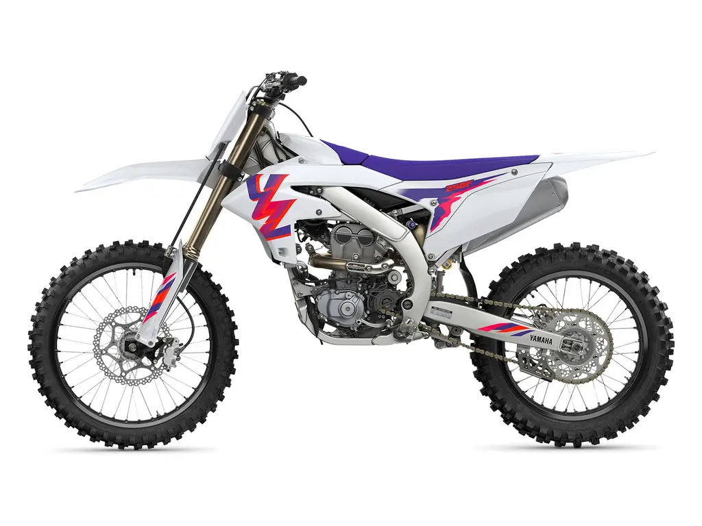 2024 Yamaha YZ250F Anniversary White