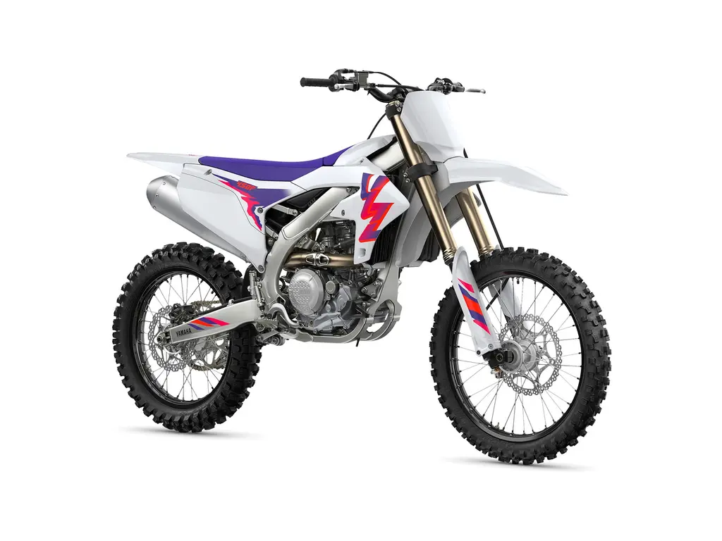 2024 Yamaha YZ450F Anniversary White