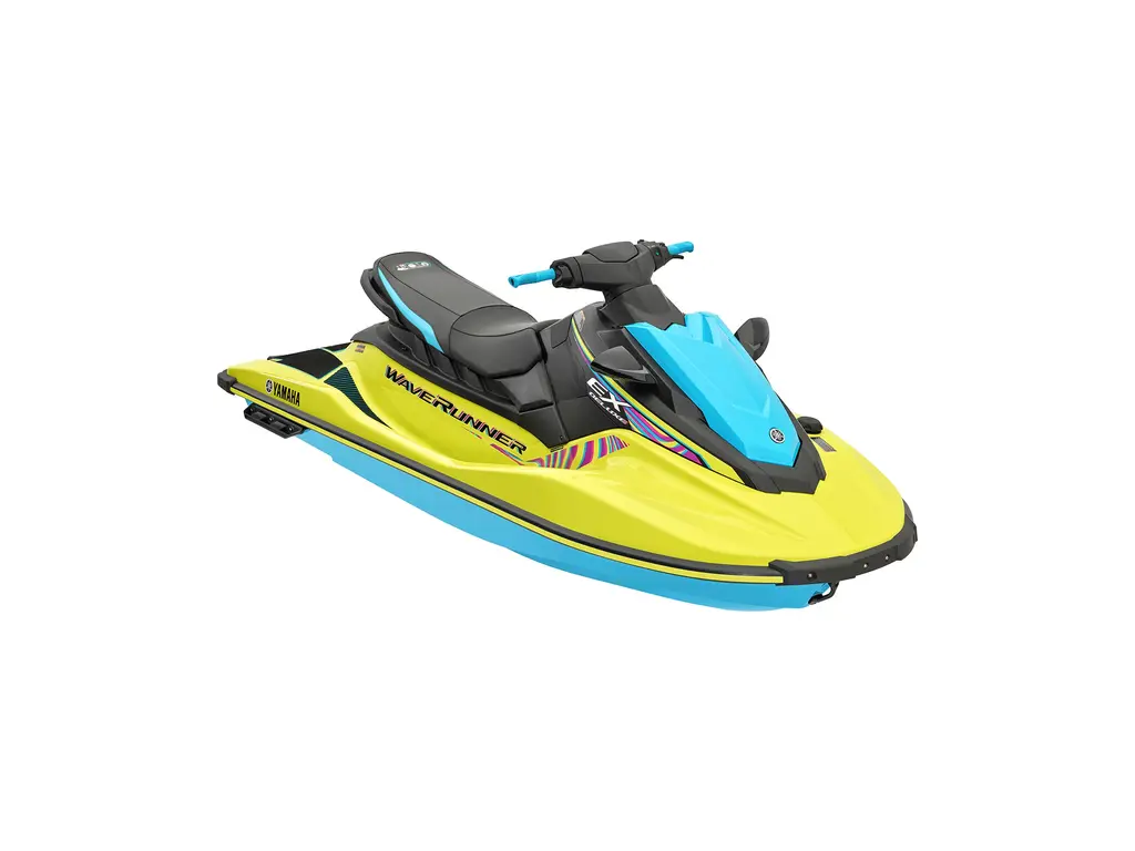 2024 Yamaha EX Deluxe Cyan/lime Yellow