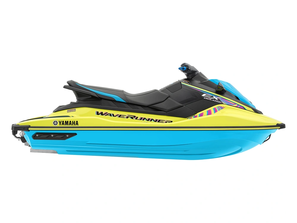 Yamaha EX Deluxe EX Deluxe Cyan/jaune Limette 2024 alt