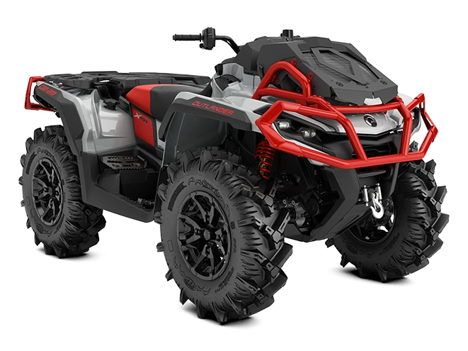 Can-Am Outlander 850/1000R Outlander X mr 1000R Hyper argent et rouge légion 1000R 2024