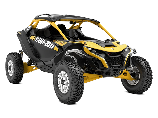 2024 Can-Am Maverick R Maverick R X rs Carbon Black & Neo Yellow 999T DCT