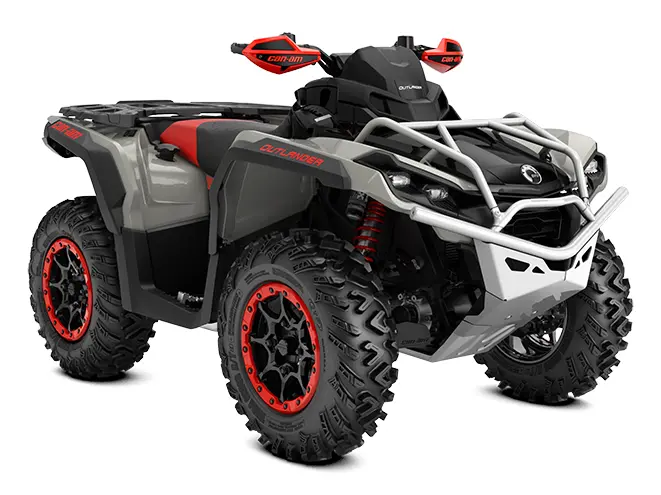 2024 Can-Am Outlander X xc 1000R Chalk Gray & Can-Am Red