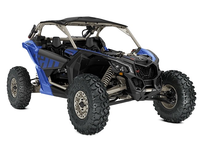 Can-Am Maverick X3 Maverick X3 X rs TURBO RR avec Smart-Shox Bleu intense et noir carbone TURBO RR 2024