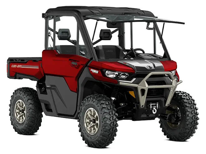 Can-Am Defender Limited HD10 Rouge enflammé 2024