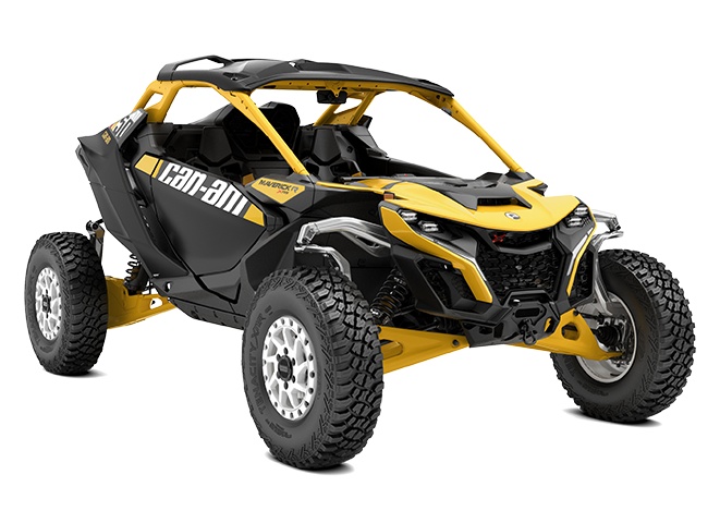 Can-Am Maverick R X rs with Smart-Shox 999T DCT Carbon Black & Jaune neo 2024