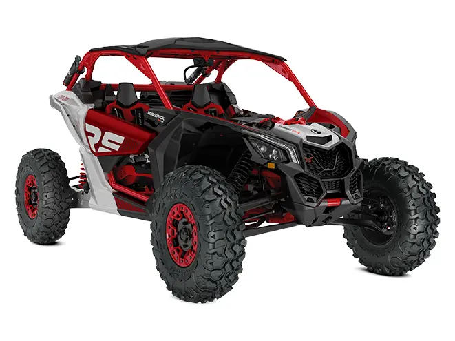 2024 Can-Am Maverick X3 X rs TURBO RR with Smart-Shox TURBO RR Fiery Red & Hyper Silver
