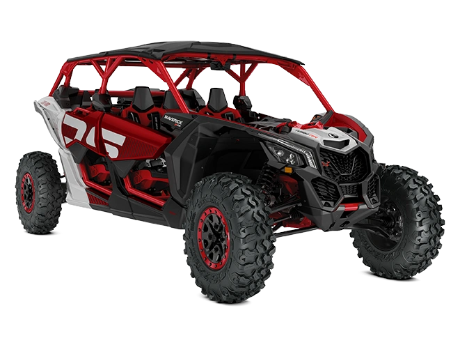 2024 Can-Am Maverick X3 MAX Maverick X3 MAX X ds TURBO RR Fiery Red & Hyper Silver TURBO RR alt