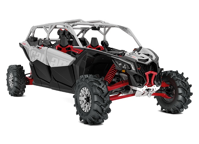 Can-Am Maverick X3 MAX X Mr TURBO RR TURBO RR Hyper Argent Et Rouge ...