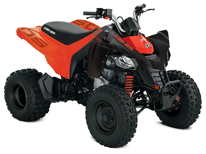 2024 Can-Am DS DS 250 Black & Can-Am Red 250