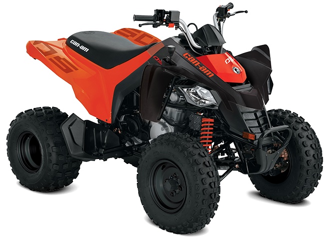 2024 Can-Am DS 250 250 Black & Can-Am Red