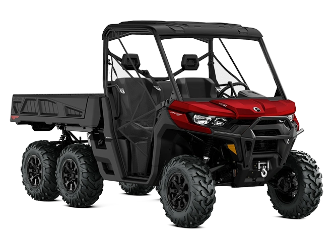 2024 Can-Am Defender 6x6 Defender 6x6 XT Fiery Red HD10 alt