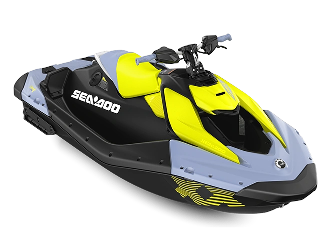 Sea-Doo Spark Trixx Spark Trixx pour 1 Bleu Vapeur / Jaune néon 90 2024 alt