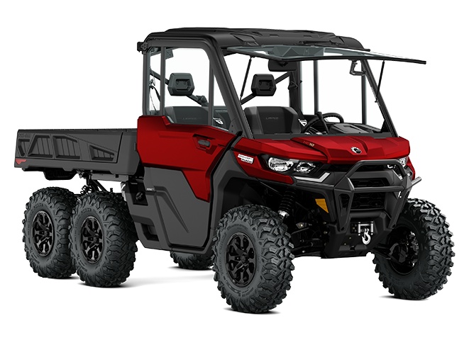 2024 Can-Am Defender 6x6 Limited HD10 Fiery Red