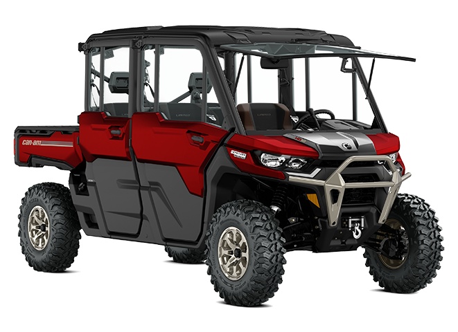 Can-Am Defender MAX Limited HD10 Rouge enflammé 2024