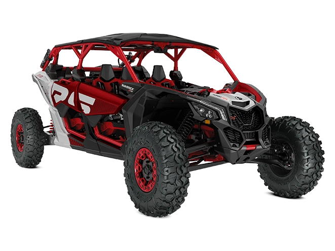 2024 Can-Am Maverick X3 MAX Maverick X3 MAX X rs Turbo RR with Smart-Shox Fiery Red & Hyper Silver TURBO RR alt