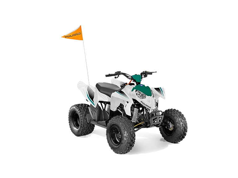 2024 Polaris Outlaw 110 EFI Outlaw 110 EFI Bright White / Radiant Green alt