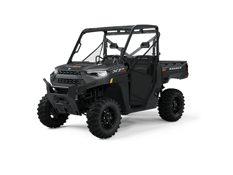 2024 Polaris Ranger XP 1000 Ranger XP 1000 Premium Super Graphite With Orange Burst Accents alt