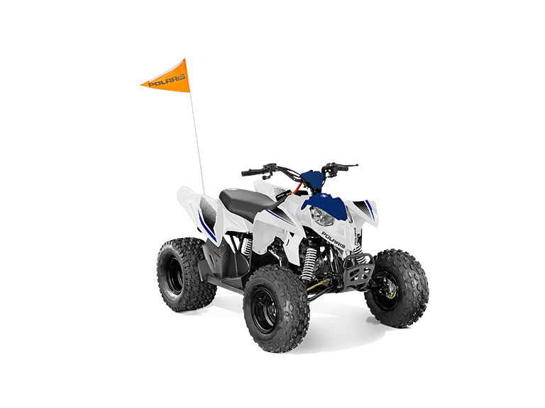 Polaris Outlaw 110 EFI Outlaw 110 EFI Bright White / Polaris Blue 2024 alt