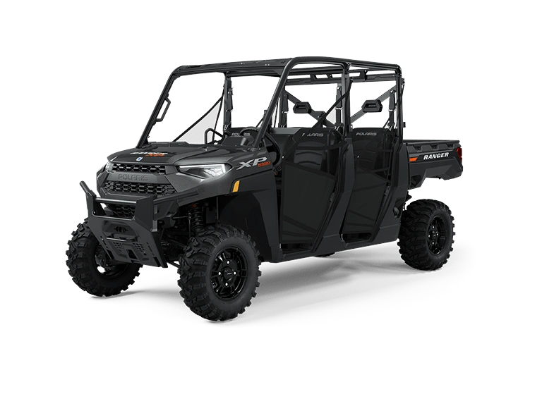 Polaris Ranger Crew XP 1000 Ranger Crew XP 1000 Premium Super Graphite With Orange Burst Accents 2024 alt