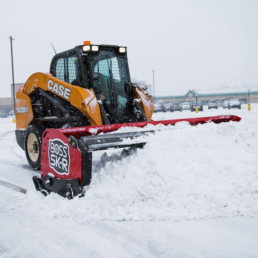 Boss Snowplow Snow Removal 8' Rubber-Edge SKR 