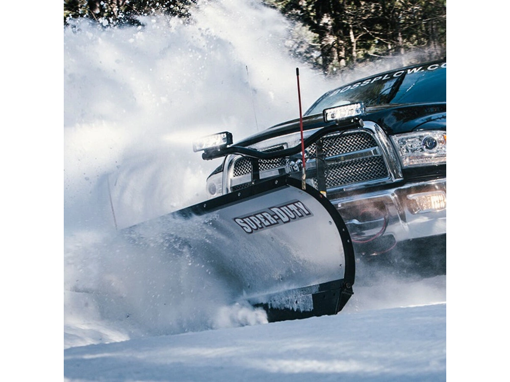 Boss Snowplow 9' Stainless Steel Trip-Edge Super-Duty 9' Stainless Steel Trip-Edge Super-Duty alt