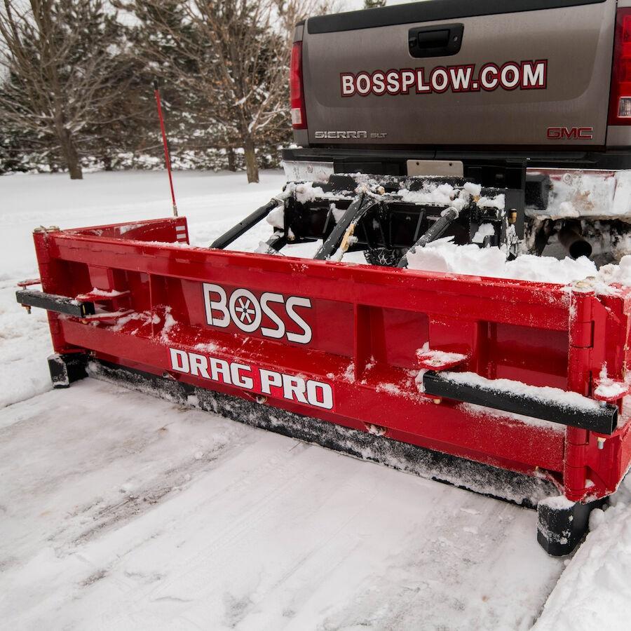 Boss Snowplow Snow Removal 8' Or 8'-12' Drag Pro 