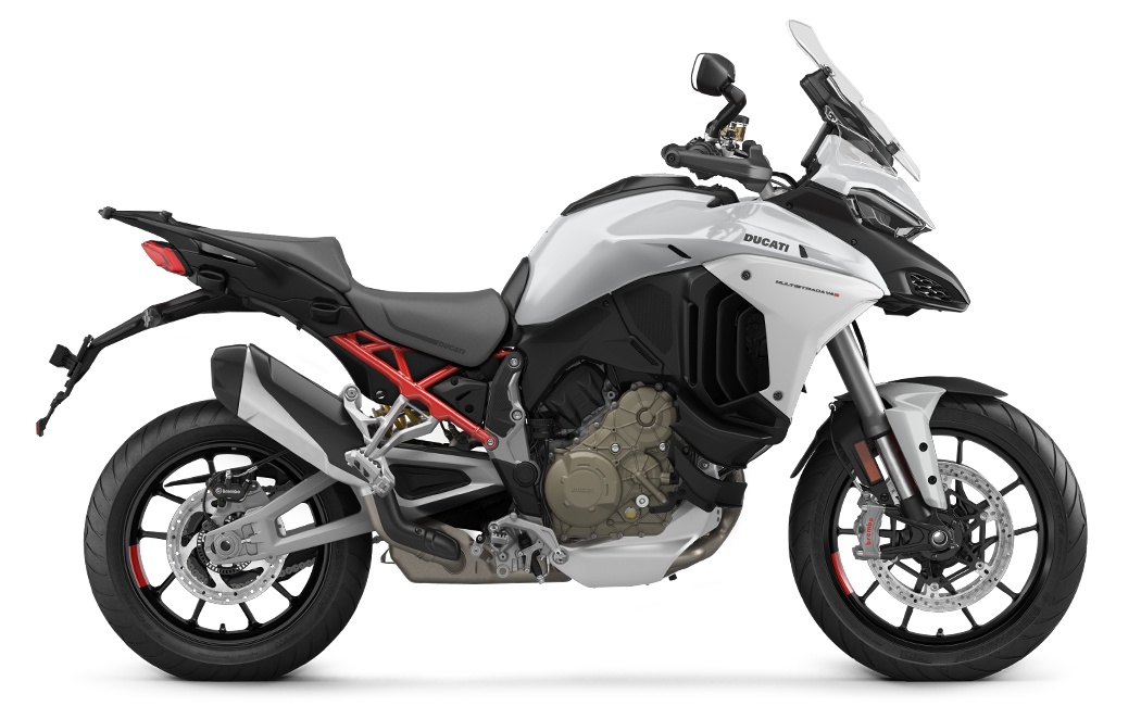 Ducati Multistrada V4 S Iceberg White - Forged Wheels 2023