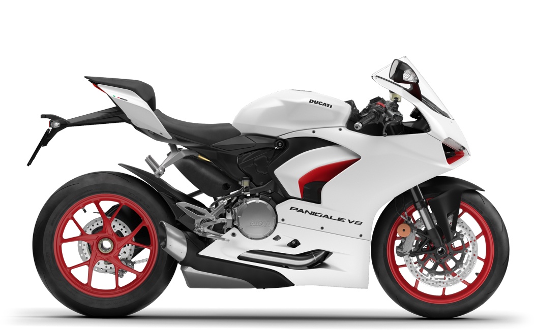 Ducati Panigale V2 White Rosso Livery 2023 En Vente à Sherbrooke
