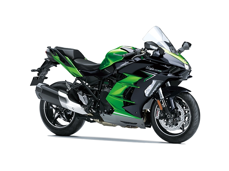 2024 Kawasaki NINJA H2 SX NINJA H2 SX SE Emerald Blazed Green / Metallic Diablo Black / Metallic Graphite Gray alt