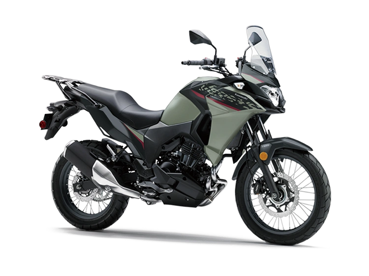 2024 Kawasaki VERSYS-X 300 VERSYS-X 300 Pearl Matte Sage Green / Metallic Matte Carbon Gray alt
