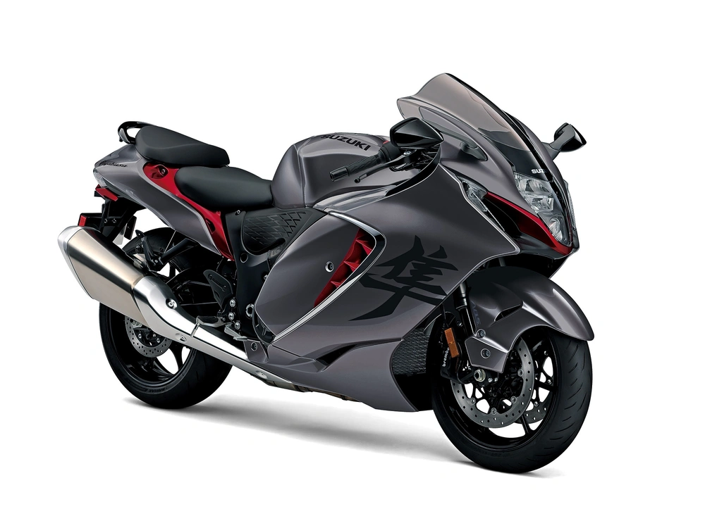 2024 Suzuki HAYABUSA HAYABUSA Metallic Thunder Grey / Candy Daring Red (CJH) alt